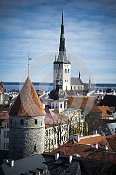 Tallinn capital of Estonia in the Baltic photo