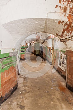 TALLINN, ESTONIA - AUGUST 23, 2016: Interior of the Patarei former sea fortress and prison in Tallinn, Estoni photo