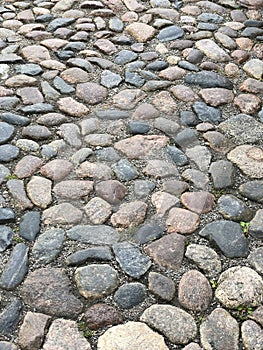 Tallinn,  Estonia : Cobblestone road, Old Town