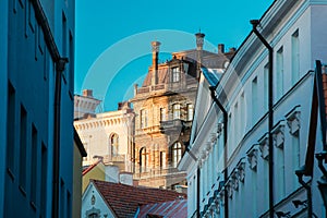 Tallinn, Estonia. Old Residential Houses Estonian Capital