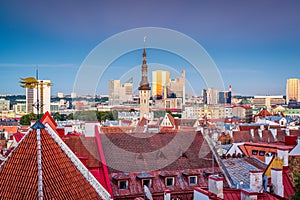 Tallinn, Estonia Skyline