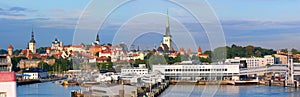 Tallinn with its Old City Harbour.