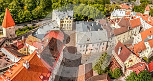 Tallinn Old Town panorama