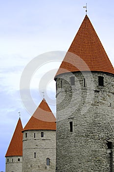 Tallinn.Towers of Town Wall