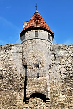 Tallinn, Vyshgorod. Small fortress tower