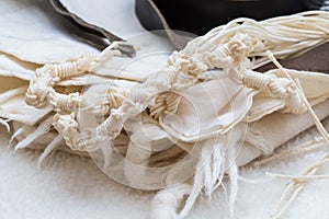 Tallit in close up - tzitzit