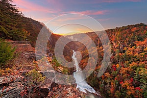 Tallulah Falls, Georgia, USA overlooking Tallulah Gorge