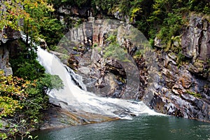 Tallulah Gorge Bridal Veil waterfall, Georgia
