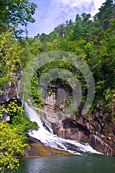 Tallulah River Gorge Waterfall