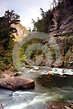 Tallulah River taken from the Tallulah Gorge located near Clayton Georgia.