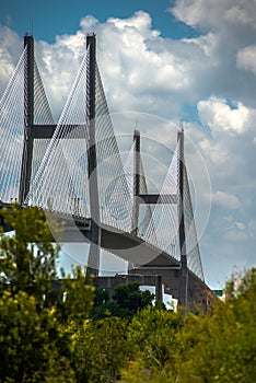 Talmadge Memorial Bridge in savannah georgia