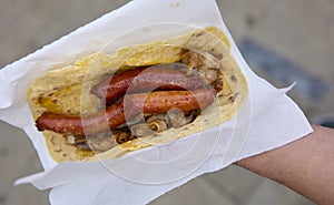 Talo, the most typical food in Santo Tomas Fair photo