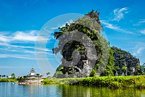 Tam Coc tourist destination in Vietnam