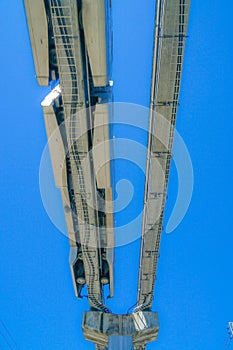 Tama city monorail line and Sunny photo