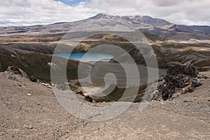 Tama Lake in Tongariro National Park