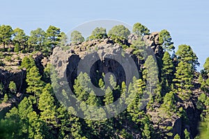 Tamadaba mountains in Gran Canaria