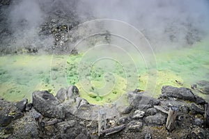 Tamagawa Hot Spring in Akita, Japan