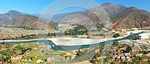 Tamakoshi Nadi river in Nepalese himalayas