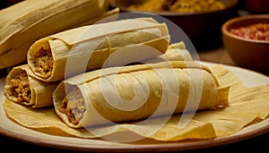 Tamale is a Mesoamerican dish