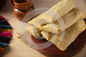 Tamales home made mexican food recipe