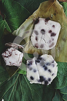Tamales made with beans in Chiapas, Mexico photo