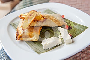 Tamales, traditional Mesoamerican dish photo
