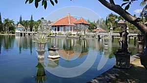 Taman Ujung Water Palace in Bali Indonesia photo