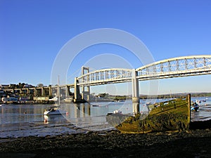 Tamar Bridge River Tamar Devon