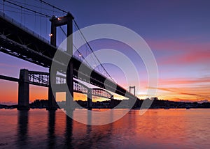 Tamar Bridge Silhouette