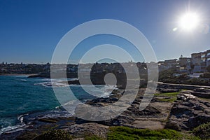 Tamarama beach near bondi beach,it is beautiful summer in Sydney,Australia