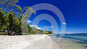 Tamarin Bay and beach, Black River District, Mauritius Island photo