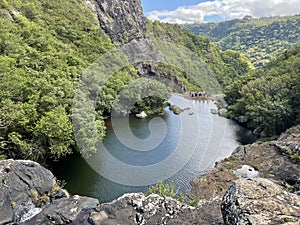 Tamarin Waterfalls Mauritius Island Indian Ocean