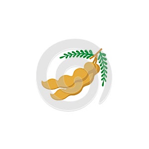 Tamarind icon design template vector isolated illustration