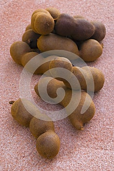 Tamarind pods (Tamarindus indica)