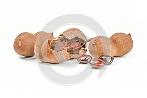 Tamarinde isolated over a white background
