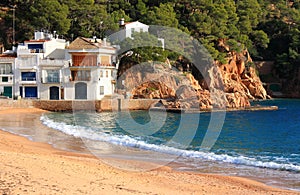 Tamariu beach (Costa Brava, Spain) photo