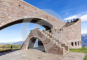 Santa Maria degli Angeli Chapel on the Monte Tamaro, Switzerland