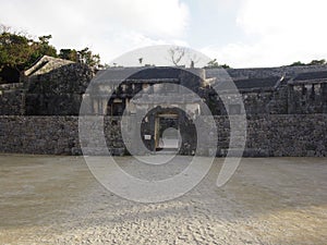 Tamaudun Mausoleum in Okinawa Japan photo