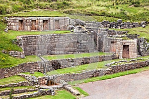 Tambo or Tampu Machay, Inca ruins in Cusco or Cuzco town photo