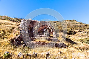 Tambomachay -archaeological site in Peru, near Cuzco. Devoted to cult of water