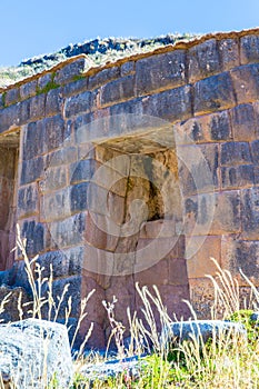 Tambomachay -archaeological site in Peru, near Cuzco. Devoted to cult of water