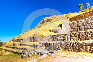 Tambomachay -archaeological site in Peru, near Cuzco. Devoted to cult of water