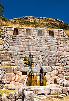 Tambomachay Inca ruins near Cusco in Peru