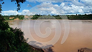 The Tambopata river near Puerto Maldonado in Amazon, Peru