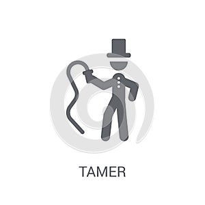 Tamer icon. Trendy Tamer logo concept on white background from C