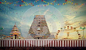 TAMILNADU temple festival cart festival pongal celecration tamil nadu india