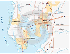 Tampa bay area map