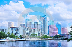 Tampa skyline as viewed from Davis Island