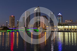 Tampa Skyline at Sunset