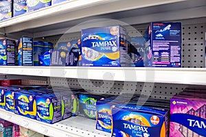 Tampax at the store